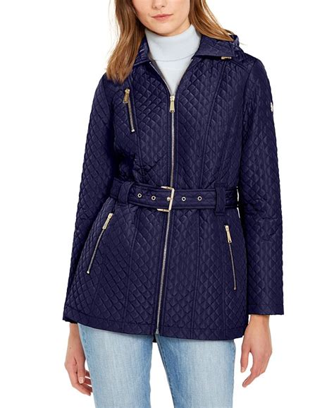 theoutnet michael kors quilted shell hooded jacket|Michael Kors waterproof jacket.